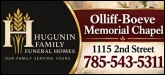Olliff-Boeve Memorial Chapel Sponsorship Banner