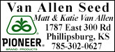 Van Allen Seed Sponsorship Banner