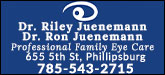 Professional Family Eye Care Sponsorship Banner